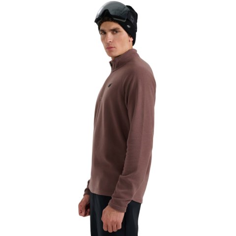 Bluza polarowa męska 4F M065 ciemny brąz 4FWAW25UFLEM065 80S M 4F