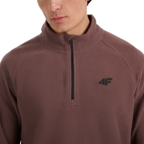 Bluza polarowa męska 4F M065 ciemny brąz 4FWAW25UFLEM065 80S M 4F