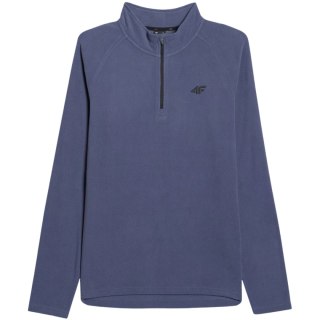 Bluza polarowa męska 4F M065 denim 4FWAW25UFLEM065 32S S 4F