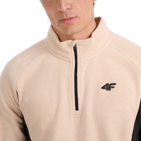 Bluza polarowa męska 4F M066 beżowa 4FWAW25UFLEM066 83S S 4F