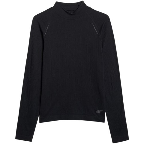 Koszulka męska longsleeve 4F M417 głęboka czerń 4FWAW25TFLOM417 20S S/M 4F