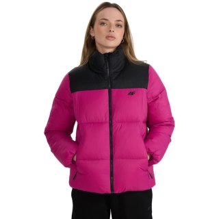 Kurtka damska pikowana 4F F581 fuksja 4FWAW25TDJAF581 55S XL 4F