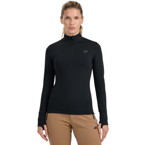 Bluza termoaktywna damska 4F F098 głęboka czerń 4FWAW25UBRUF098 20S L 4F