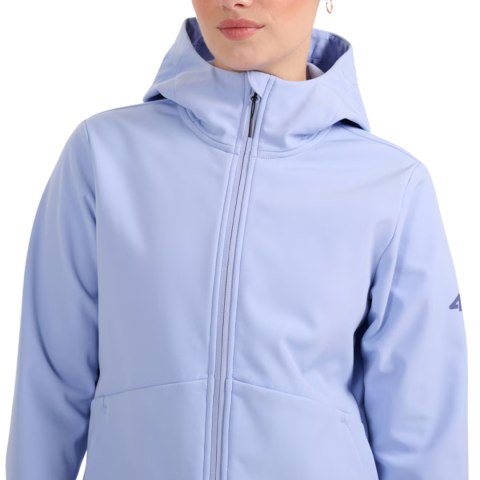 Kurtka damska softshell 4F F359 niebieska 4FWAW25TSOFF359 33S L 4F