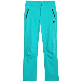 Spodnie trekkingowe damskie 4F softshell FNK F0988 błękit turkusowy 4FWAW25TFTRF0988 48S L 4F