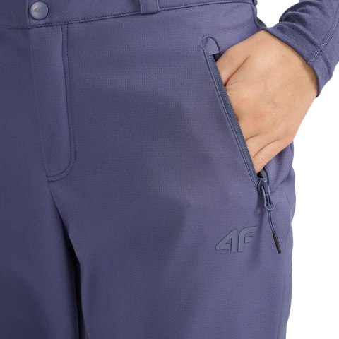 Spodnie trekkingowe damskie 4F softshell FNK F0988 denim 4FWAW25TFTRF0988 32S XL 4F