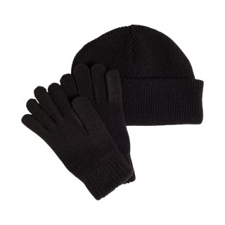 Komplet dla dzieci adidas czapka + rękawiczki czarny JP2783 Młodzieżowa Adidas