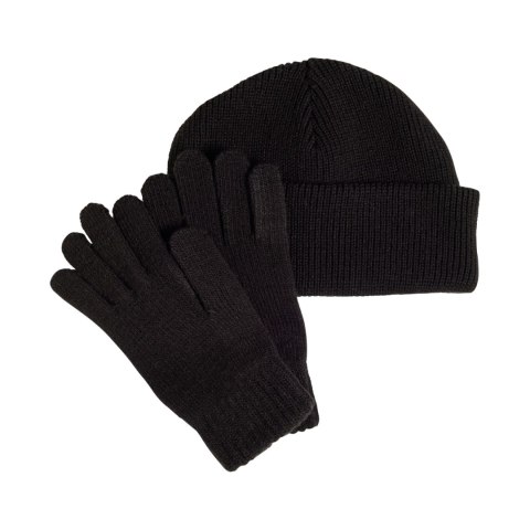 Komplet dla dzieci adidas czapka + rękawiczki czarny JP2783 Młodzieżowa Adidas