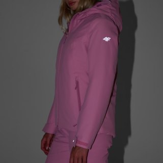 Kurtka narciarska damska 4F F0954 różowa 4FWAW25TTJAF0954 54S 2XL 4F