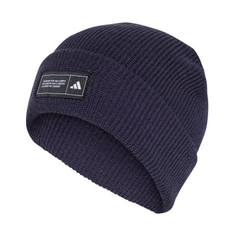 Czapka adidas Essentials Cuffed fioletowa IY5256 Dorośli M/L Adidas