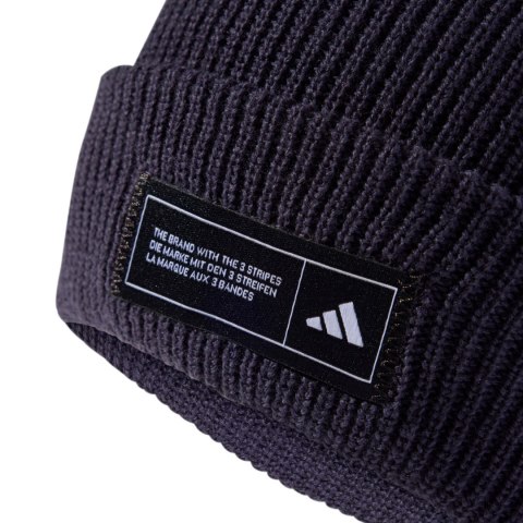 Czapka adidas Essentials Cuffed fioletowa IY5256 Dorośli M/L Adidas