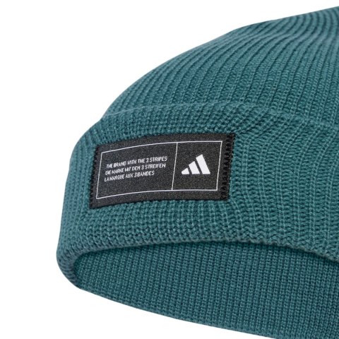 Czapka adidas Essentials Cuffed zielona JY3078 Dorośli M/L Adidas