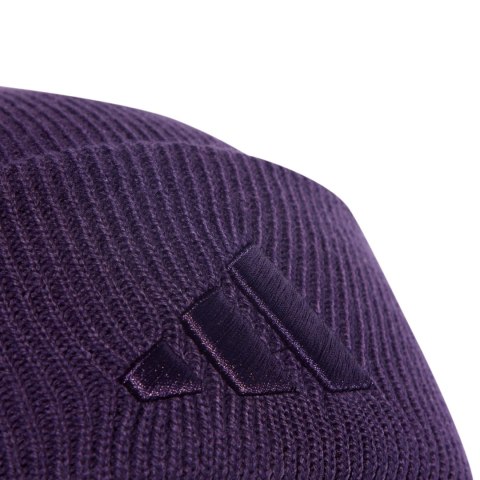 Czapka adidas New Logo Beanie Cuff fioletowa JX5748 Dorośli S/M Adidas