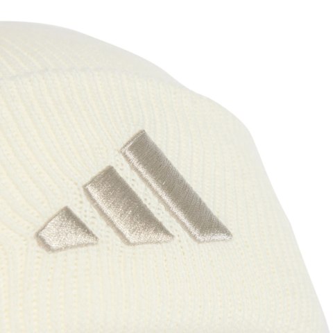 Czapka adidas New Logo Beanie Cuff kremowa JX5745 Dorośli S/M Adidas