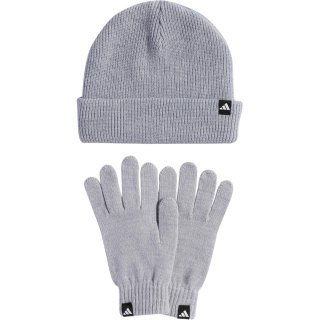 Komplet adidas czapka + rękawiczki szary KB7340 Dorośli S/M Adidas