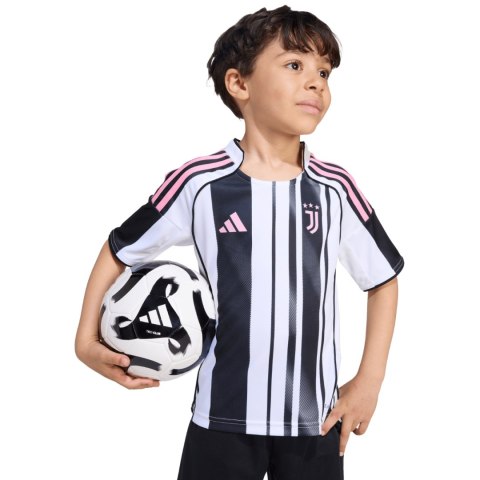 Komplet dla dzieci adidas Juventus 25/26 Home biało-czarny JN5220 92 Adidas