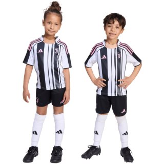 Komplet dla dzieci adidas Juventus 25/26 Home biało-czarny JN5220 98 Adidas