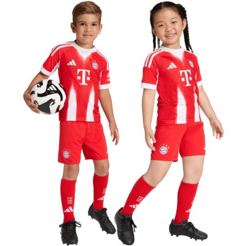 Komplet sportowy dla dzieci adidas FC Bayern 25/26 Home czerwony JN8510 110cm Adidas