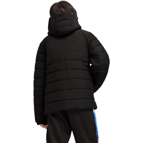 Kurtka dla dzieci Puma Team Additions Padded Hooded czarna 659738 03 152cm Puma