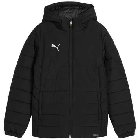 Kurtka dla dzieci Puma Team Additions Padded Hooded czarna 659738 03 164cm Puma