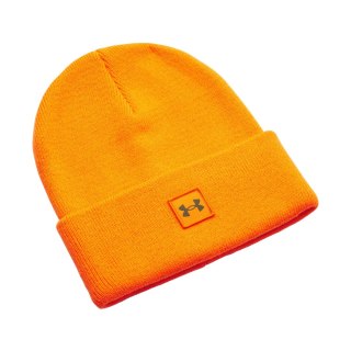Czapka Under Armour Halftime Cuff Osfm pomarańczowa 1373155 793 Under Armour