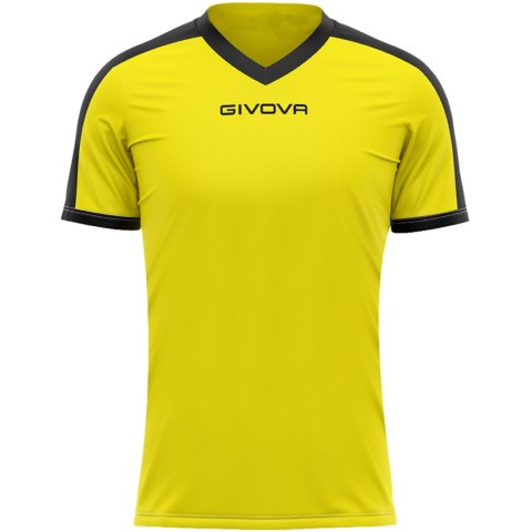 Koszulka Givova Revolution Interlock żółto-czarna MAC04 0710 S Givova