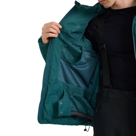 Kurtka narciarska męska 4F M0788 ciemna zieleń 4FWAW25TTJAM0788 40S 2XL 4F