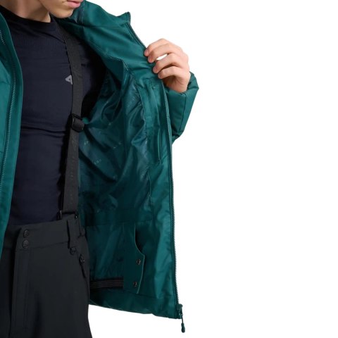 Kurtka narciarska męska 4F M0788 ciemna zieleń 4FWAW25TTJAM0788 40S 2XL 4F