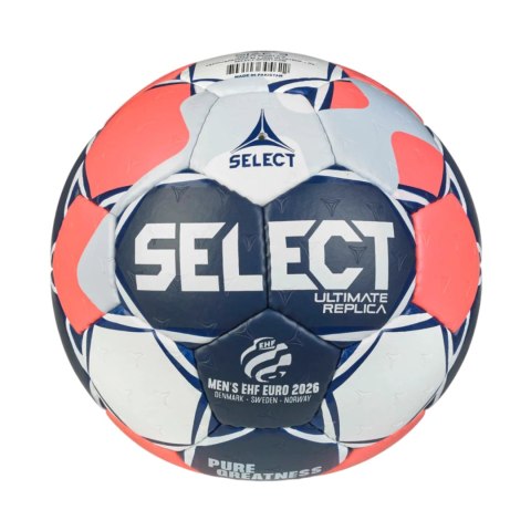Piłka ręczna Select Ultimate Euro Man 3 v26 Replica biało-granatowo-pomarańczowa 13593 3 Select