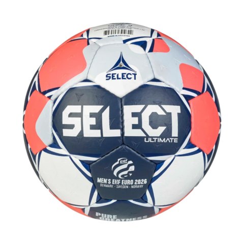 Piłka ręczna Select Ultimate Euro Man 3 v26 biało-granatowo-pomarańczowa 13556 3 Select