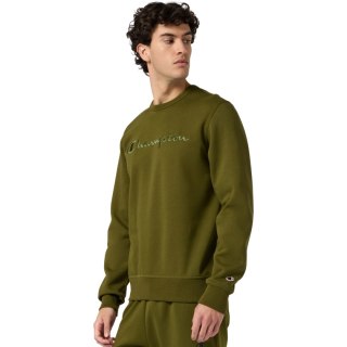 Bluza męska Champion Crewneck Sweatshirt oliwkowa 220272 GS585 L Champion