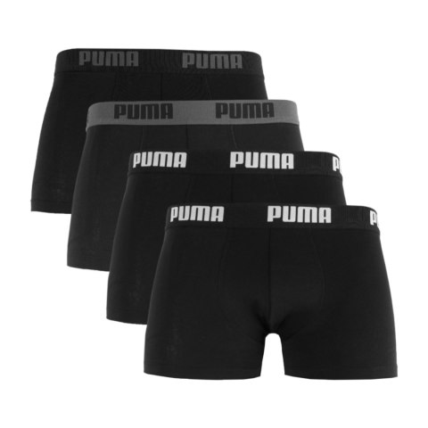 Bokserki męskie Puma Basic 4pak czarne 938198 01 M Puma
