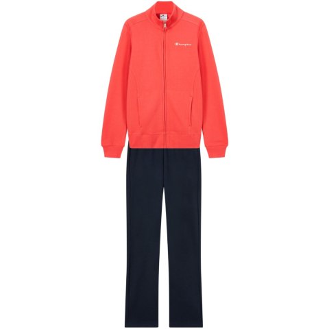 Dres damski Champion Full Zip Suit pomarańczowo-granatowy 118289 RS073 S Champion