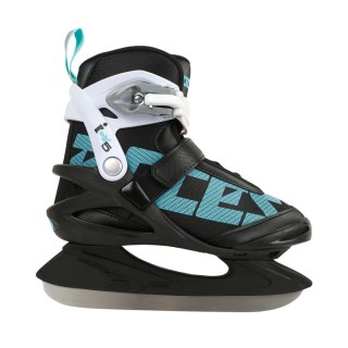 Łyżwy damskie Roces ICY 5 czarno-biało-błękitne 450737 001 39 Roces