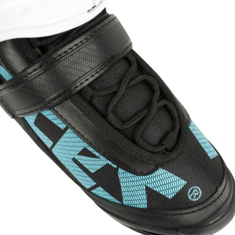 Łyżwy damskie Roces ICY 5 czarno-biało-błękitne 450737 001 39 Roces