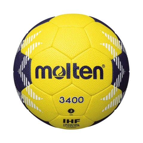 Piłka ręczna Molten H3A3400 YN żółto-granatowa 3 Molten