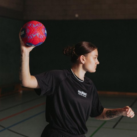 Piłka ręczna Molten IHF Approved Pro Official World Cup 2025 czerwono-niebieska H2A5000-W5Z 2 Molten