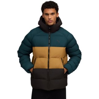 Kurtka męska Puma Mono Hooded zielono-brązowo-czarna 688367 75 M Puma