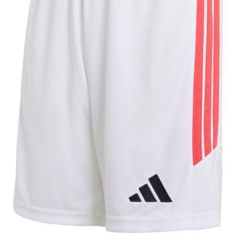 Spodenki dla dzieci adidas Tiro 26 League biało-czerwone KR0364 164cm Adidas