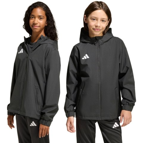 Kurtka dla dzieci adidas Entrada 26 All Weather czarna JZ9104 116cm Adidas teamwear