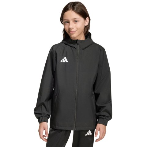 Kurtka dla dzieci adidas Entrada 26 All Weather czarna JZ9104 128cm Adidas teamwear