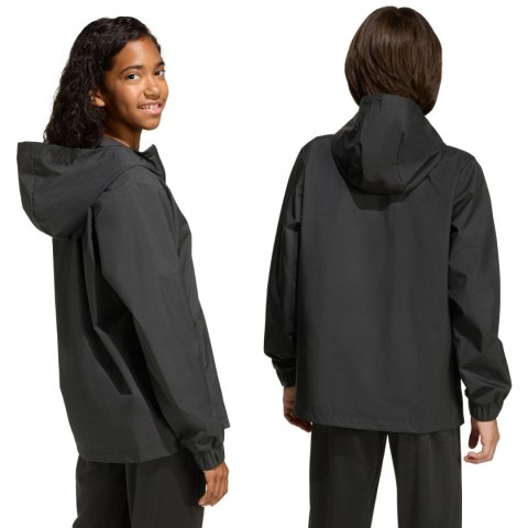 Kurtka dla dzieci adidas Entrada 26 All Weather czarna JZ9104 152cm Adidas teamwear