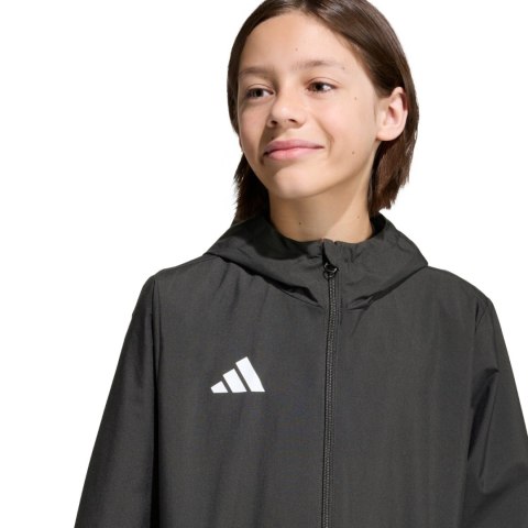 Kurtka dla dzieci adidas Entrada 26 All Weather czarna JZ9104 152cm Adidas teamwear