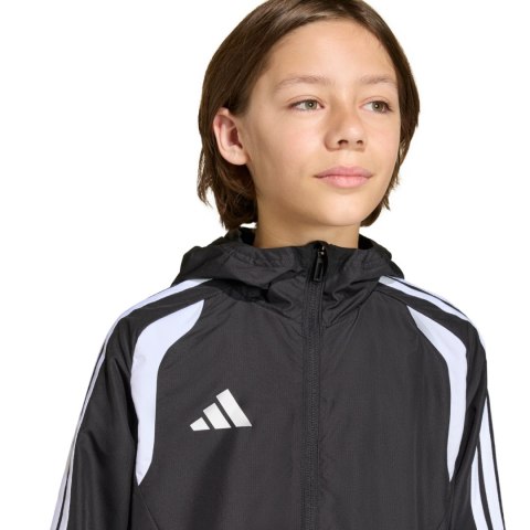 Kurtka dla dzieci adidas Tiro 26 Competition All Weather czarna KB0156 140cm Adidas teamwear