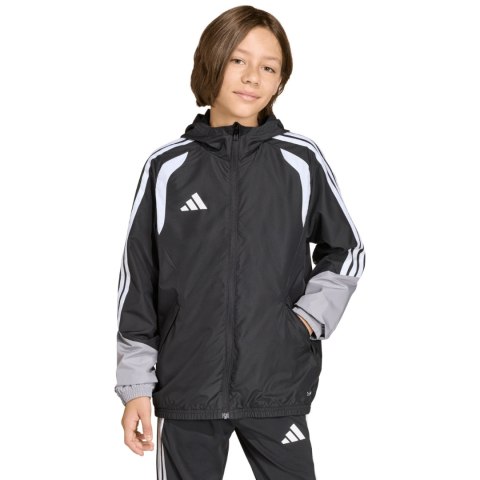 Kurtka dla dzieci adidas Tiro 26 Competition All Weather czarna KB0156 164cm Adidas teamwear