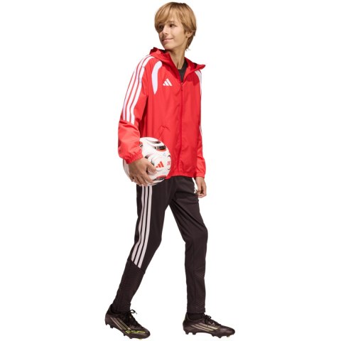 Kurtka dla dzieci adidas Tiro 26 Competition All Weather czerwona KB0155 116cm Adidas teamwear