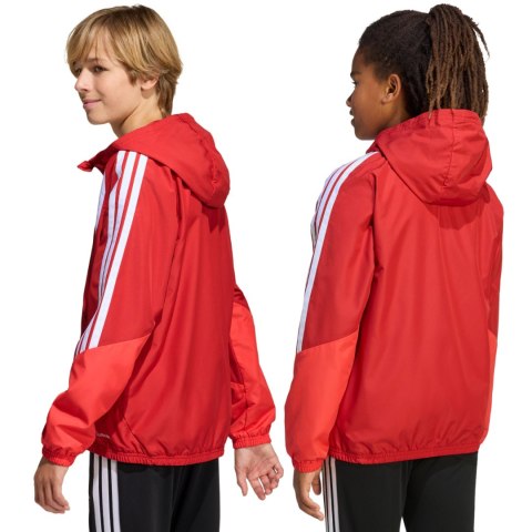 Kurtka dla dzieci adidas Tiro 26 Competition All Weather czerwona KB0155 152cm Adidas teamwear