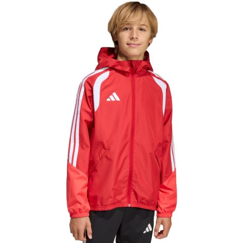 Kurtka dla dzieci adidas Tiro 26 Competition All Weather czerwona KB0155 152cm Adidas teamwear
