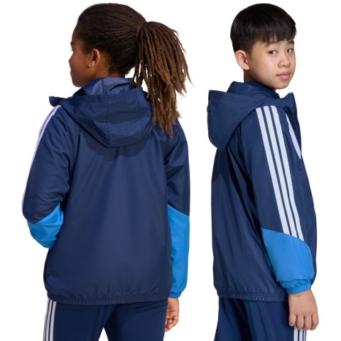Kurtka dla dzieci adidas Tiro 26 Competition All Weather niebieska JL7300 116cm Adidas teamwear