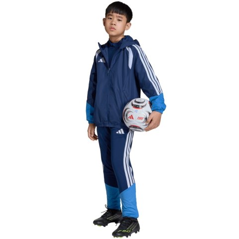 Kurtka dla dzieci adidas Tiro 26 Competition All Weather niebieska JL7300 116cm Adidas teamwear
